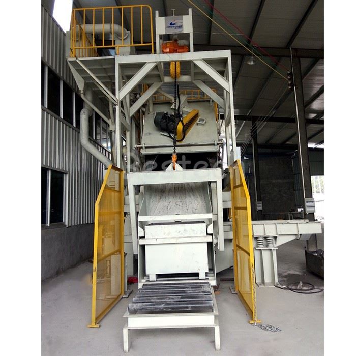 Inclined drum shot blasting machine2